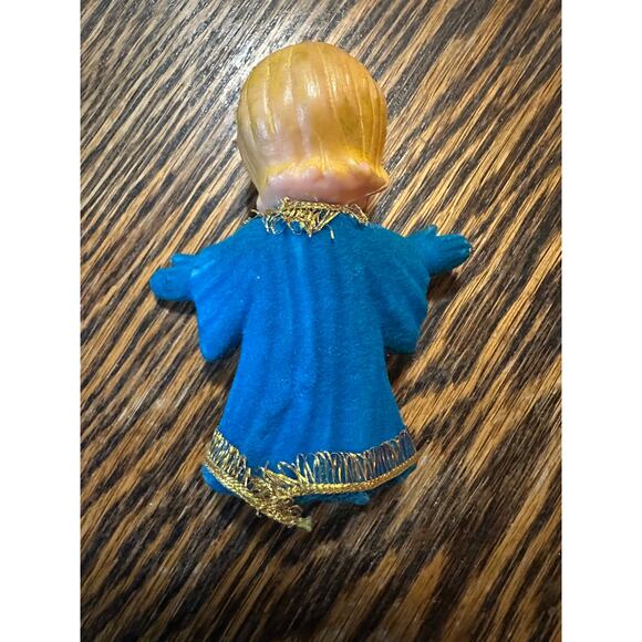 Vintage 1950's Blue Angel Christmas Ornament - Picture 6 of 6